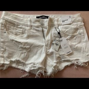 NWT white express shorts